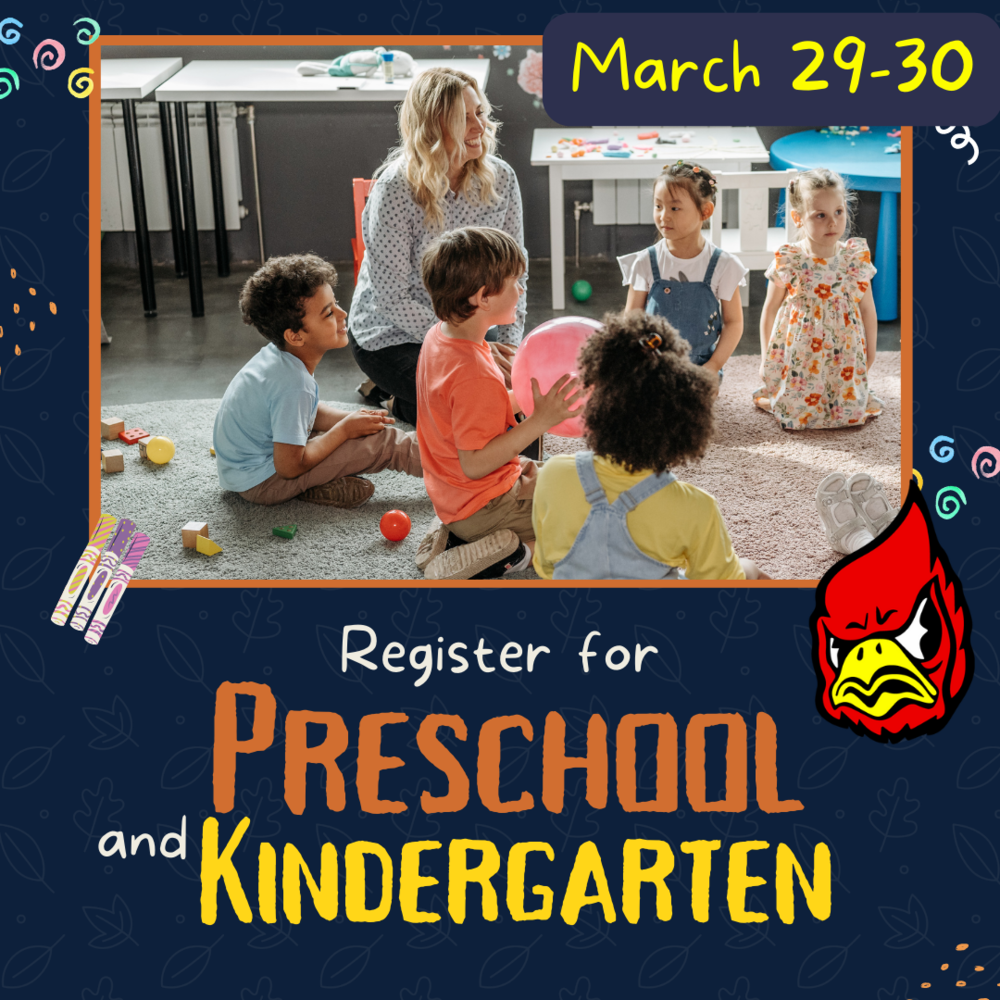 March 29-30 register for preschool and kindergarten