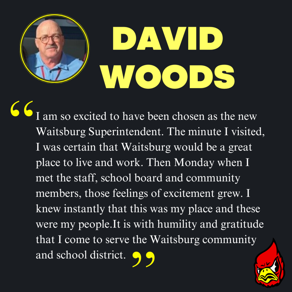 portrait of David Woods and his quote from the article