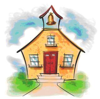 school house illustration